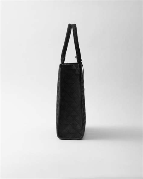 prada symbole leather and fabric bag|Prada Symbole Large Embroidered Fabric Bag.